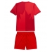 Camiseta Canadá Primera Equipación Replica Mundial 2026 para niños mangas cortas (+ Pantalones cortos)